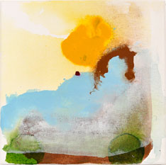 tre le Soleil au Znith - Acrylique sur toile - 45 x 50cm 